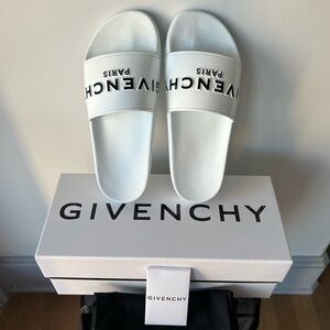 Givenchy Logo-Embossed Pool Slide Sandals